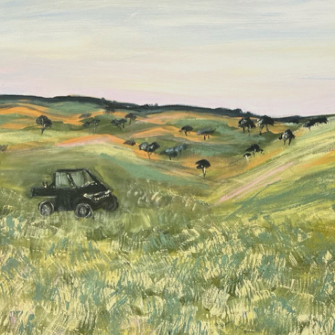 “Polaris adventures around the farm” 60.5x76
