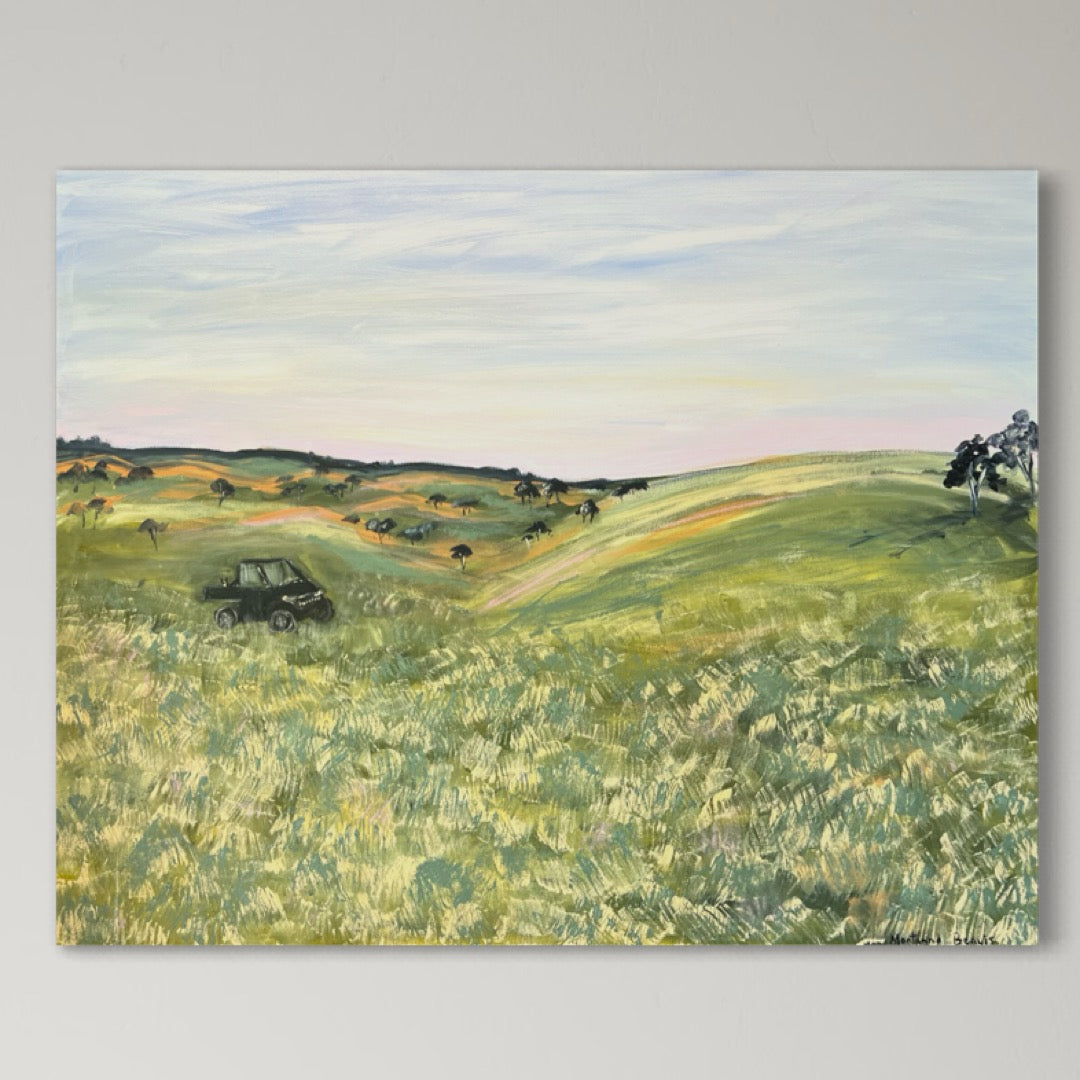 “Polaris adventures around the farm” 60.5x76