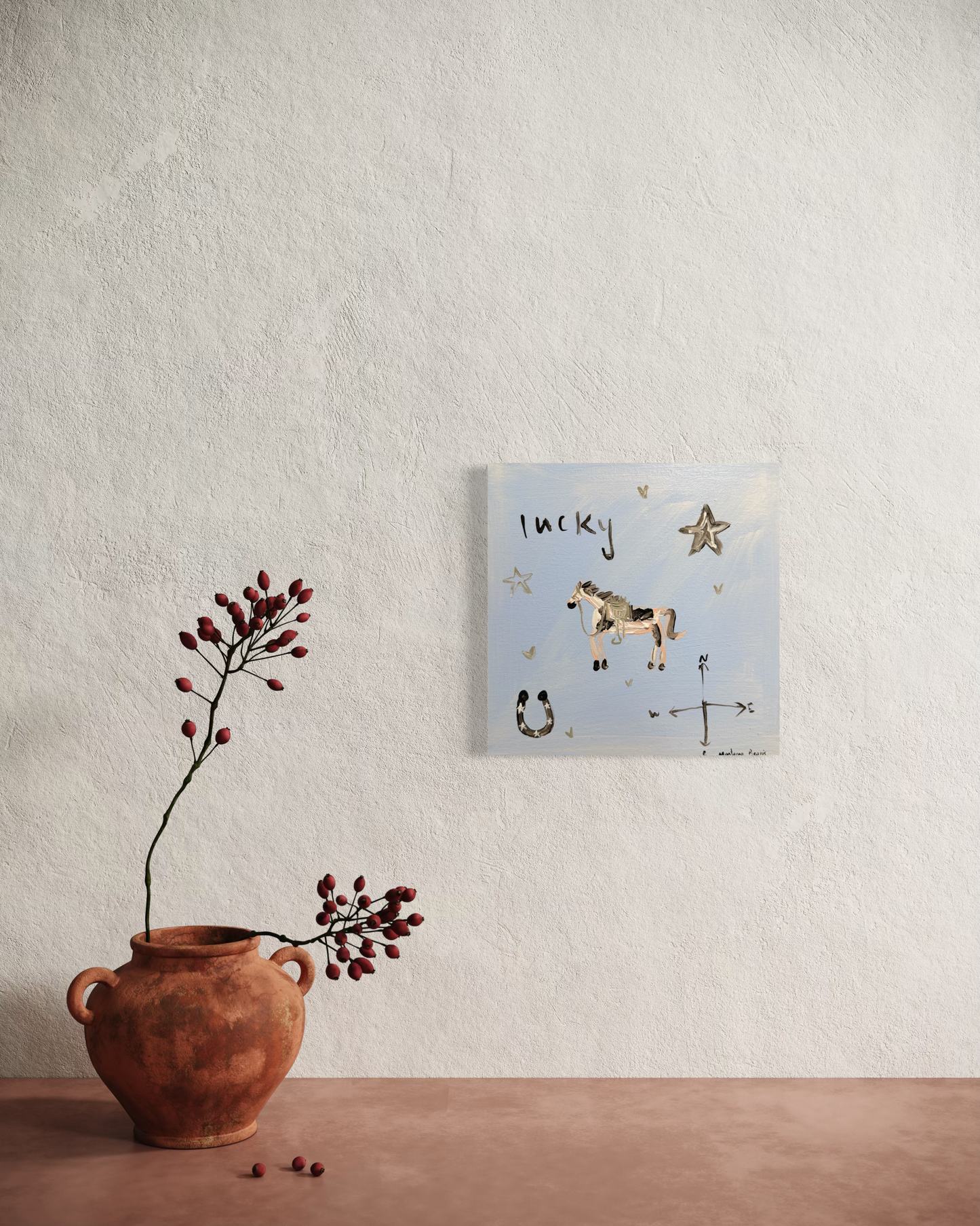“Lucky” 25x25cm