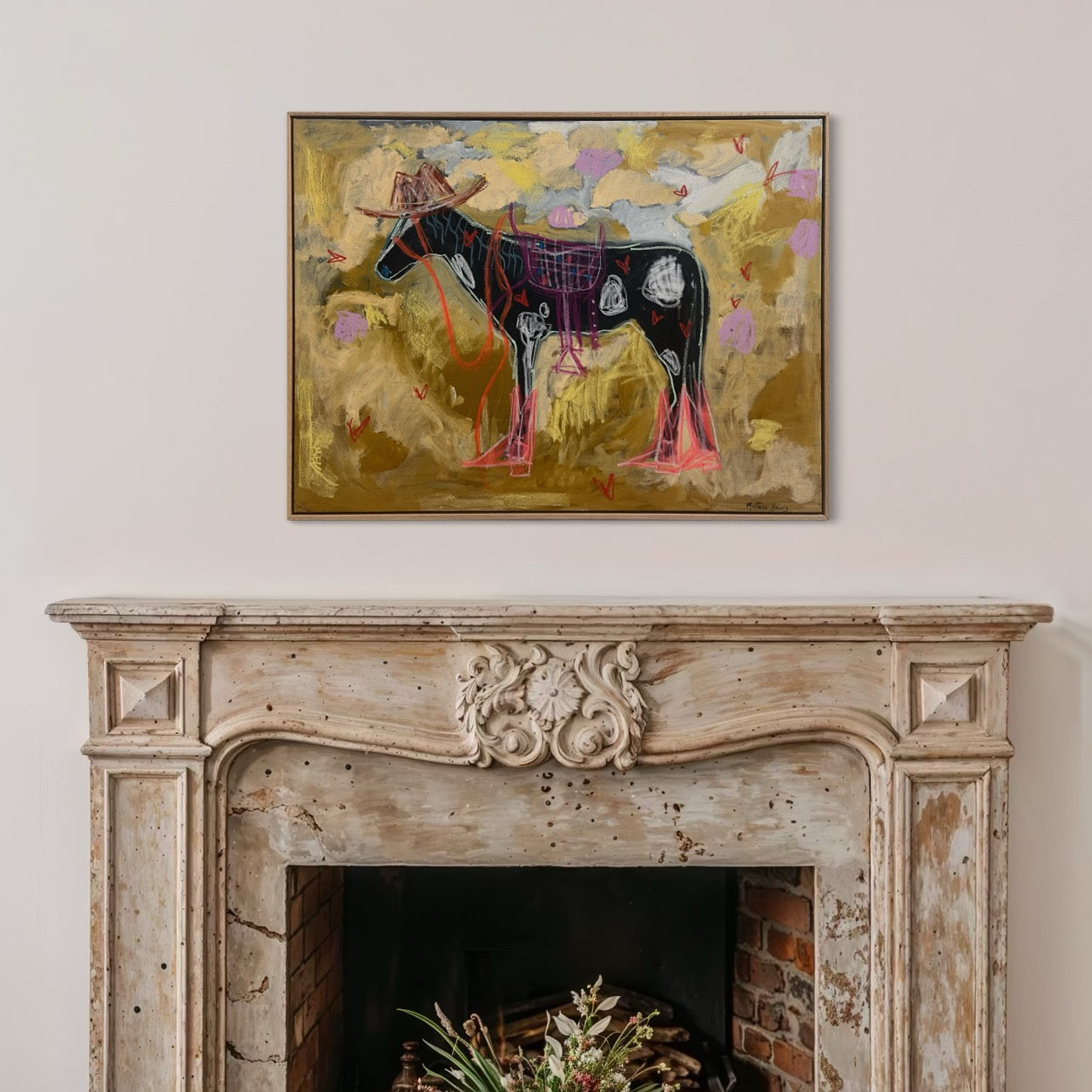 “I feel like a women” 77x105cm Oil, Framed in Tasmanian oak