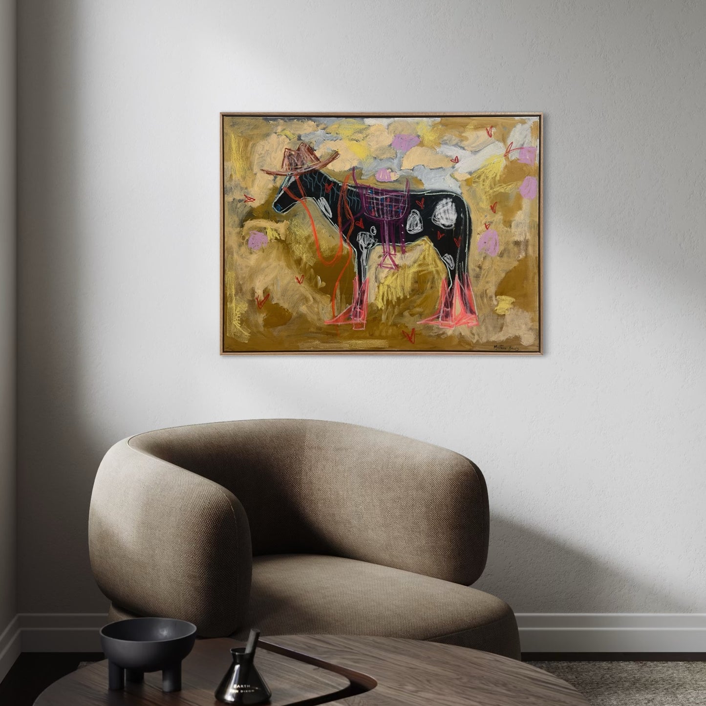 “I feel like a women” 77x105cm Oil, Framed in Tasmanian oak