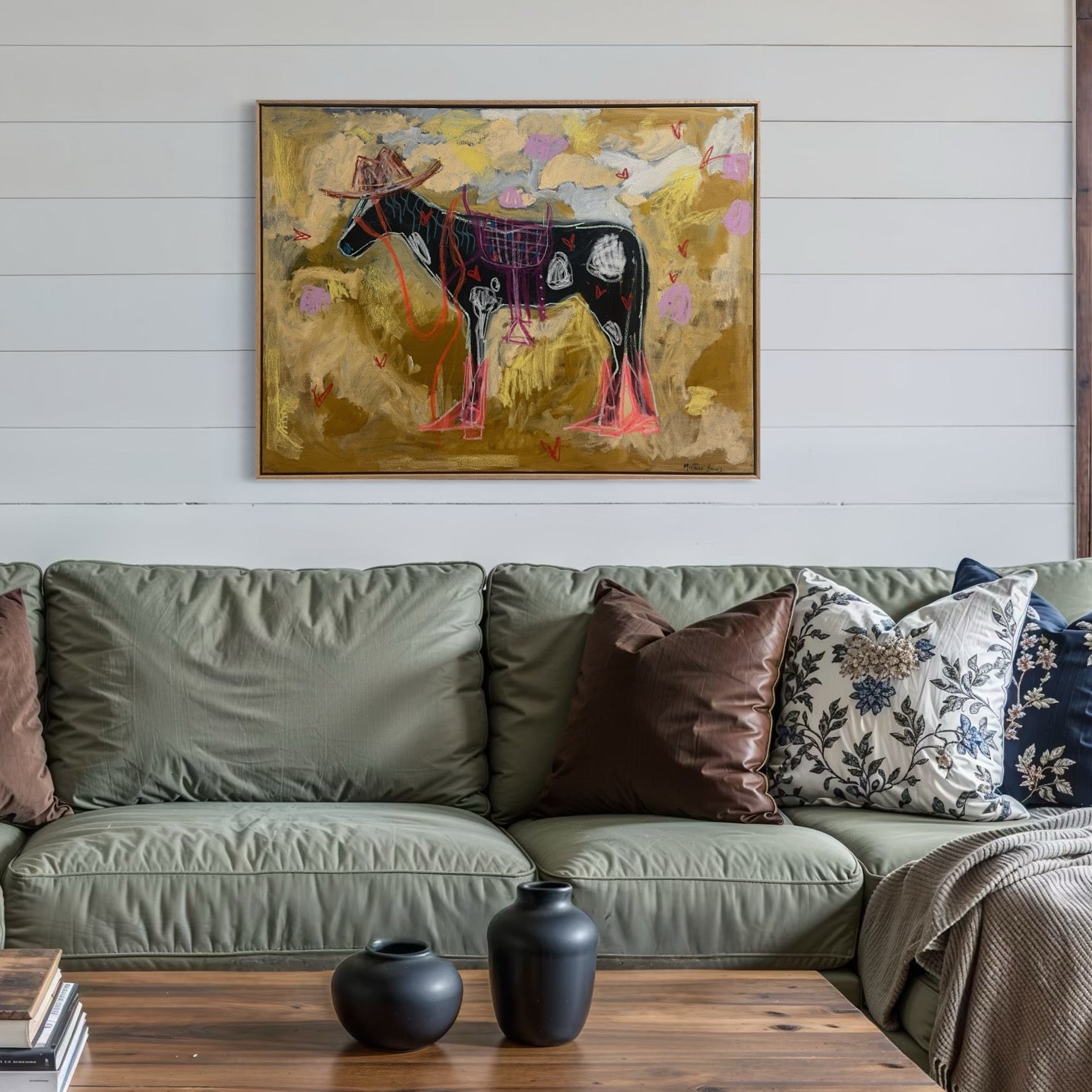 “I feel like a women” 77x105cm Oil, Framed in Tasmanian oak