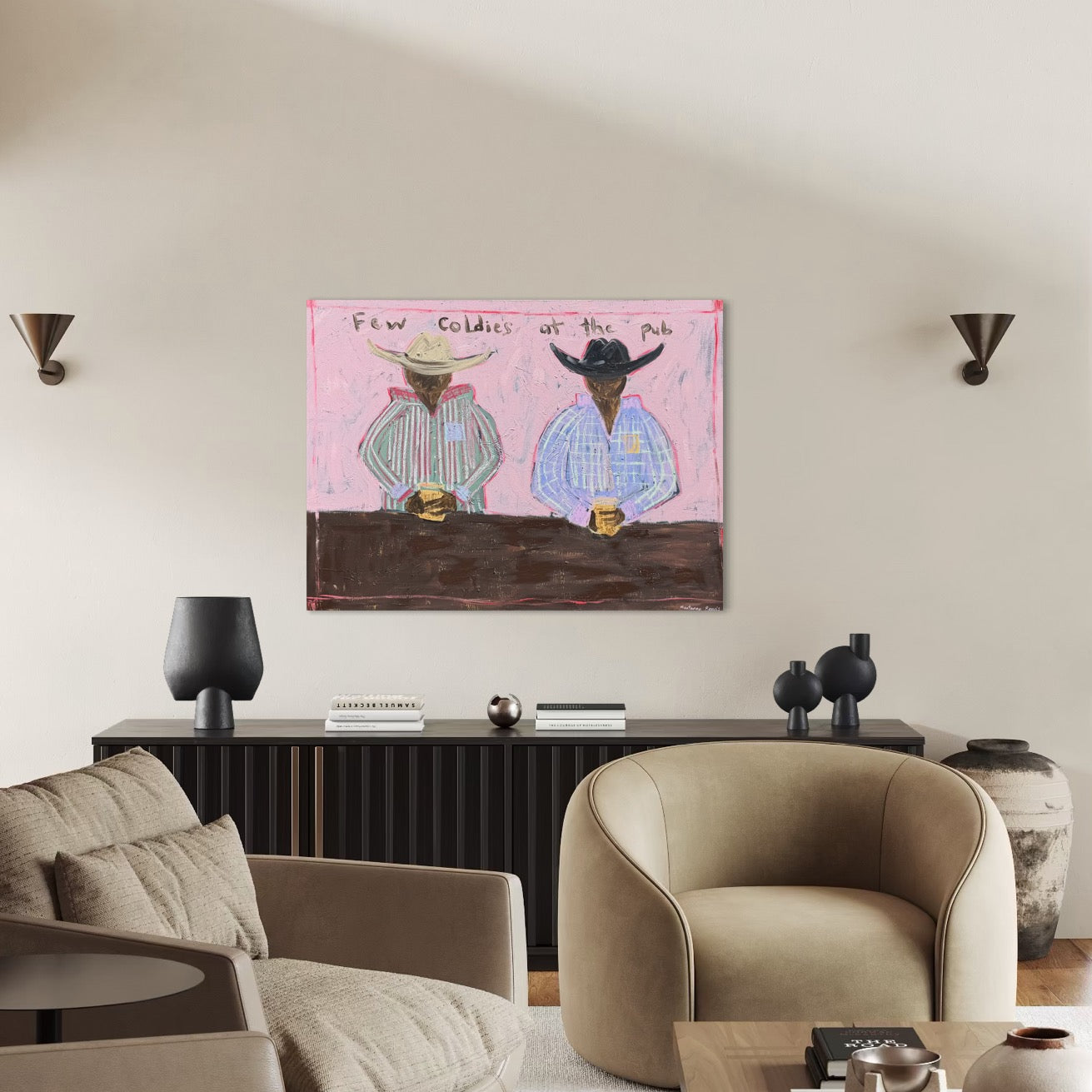 “Few coldies at the pub” 122x91cm