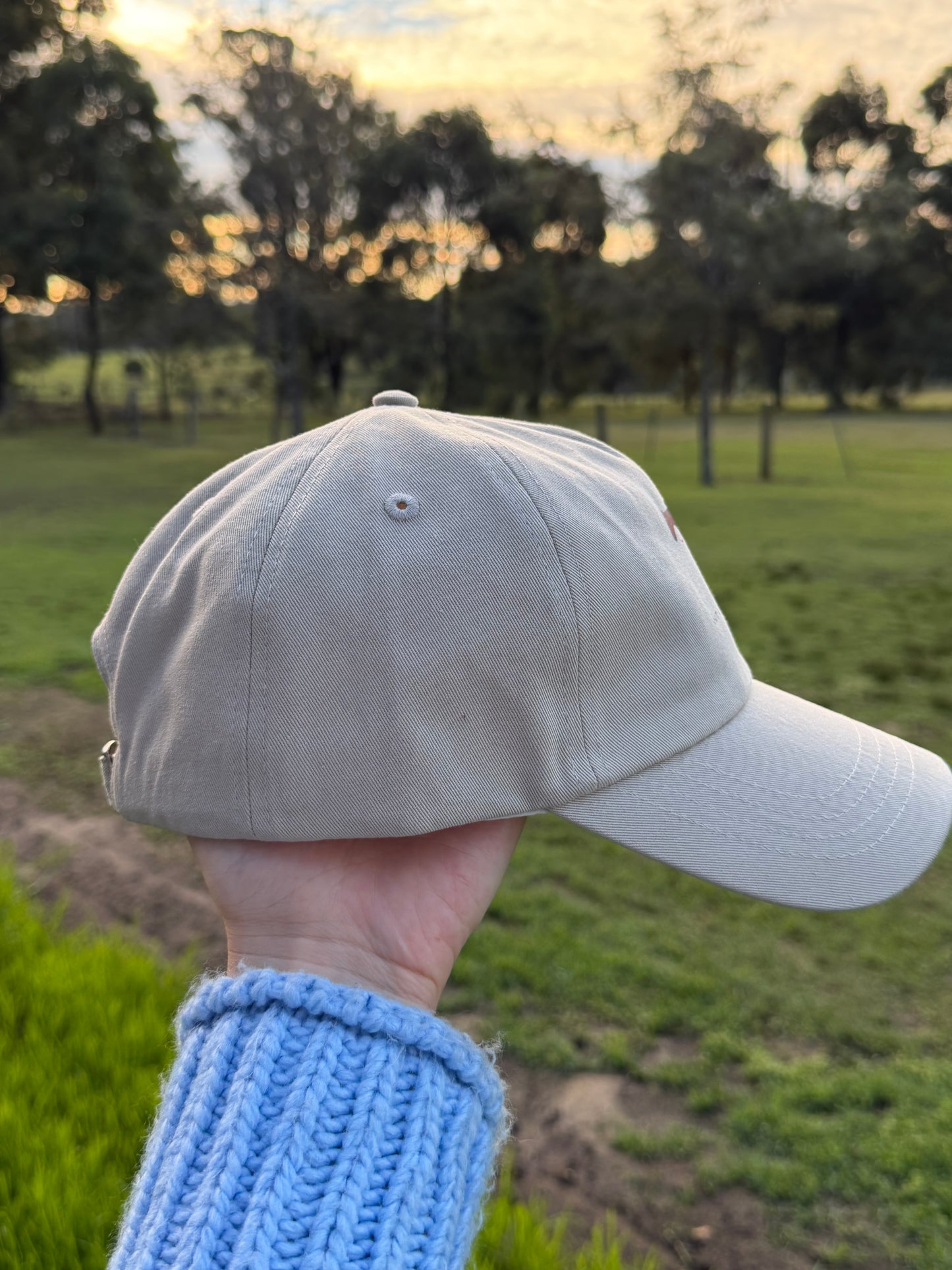 “Just a girl and her horse” Cap in beige