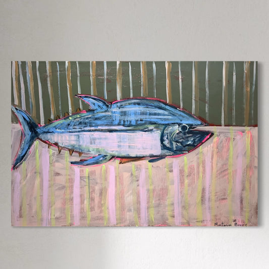 “Gone fishing darling” 61x91cm