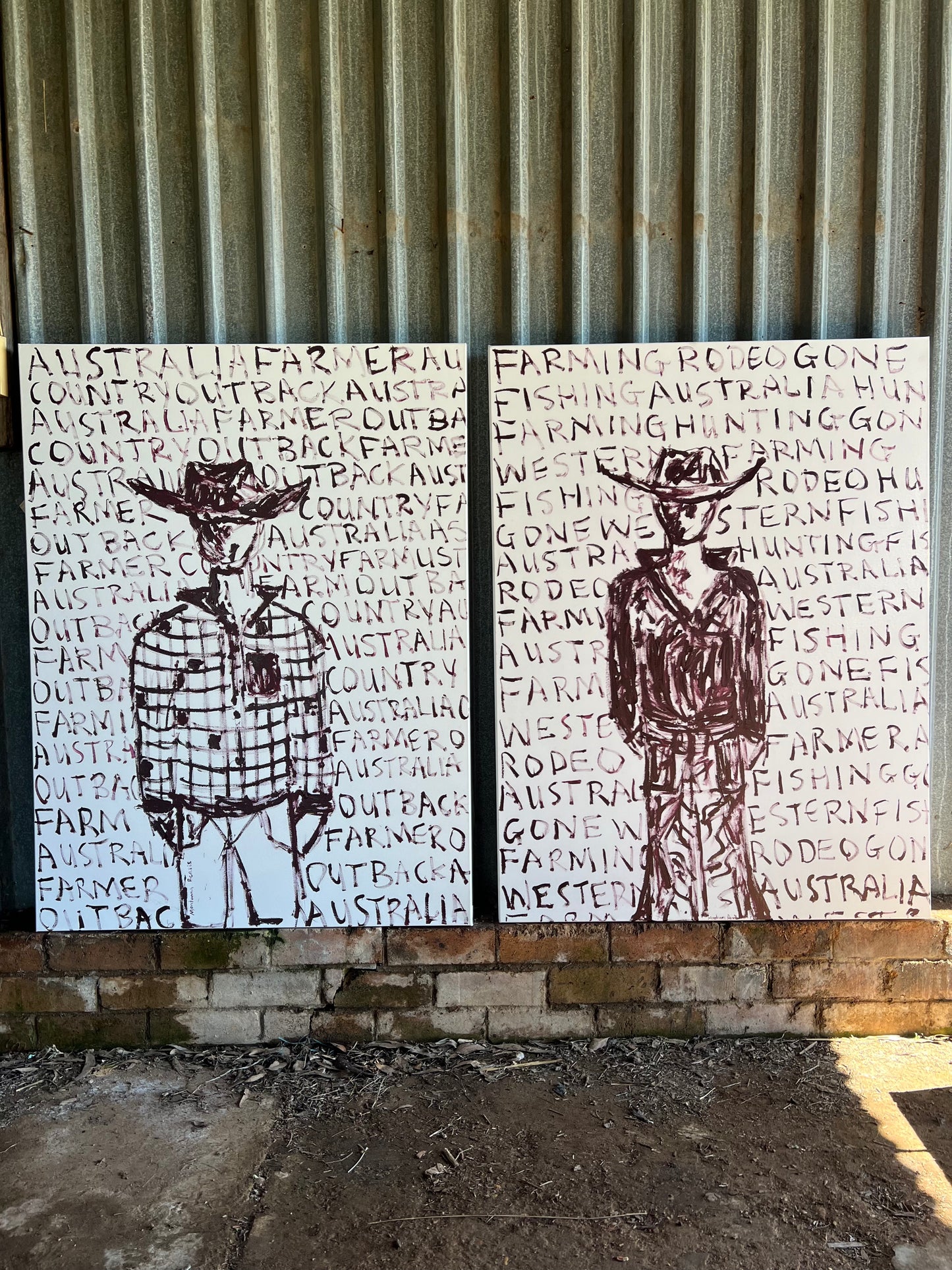 “AUSTRALIAN FARMER” 122x91