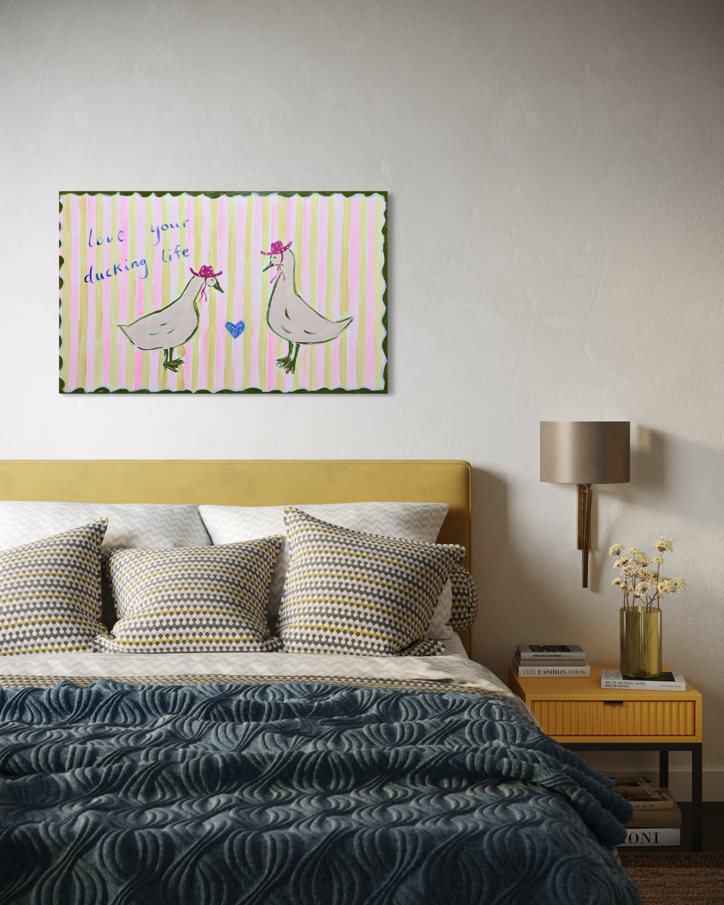 “Love your ducking life” 61.5x91cm