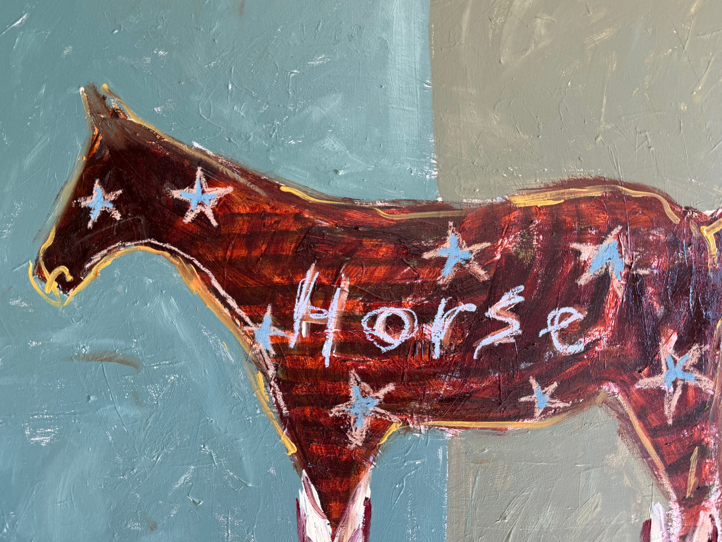 “HORSE” 91x121cm