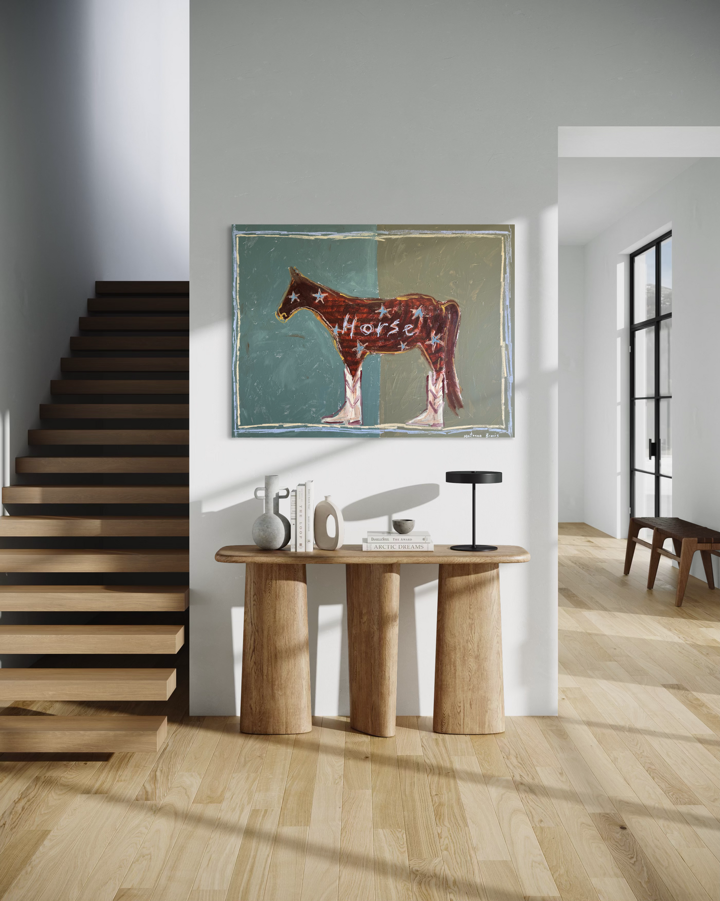 “HORSE” 91x121cm