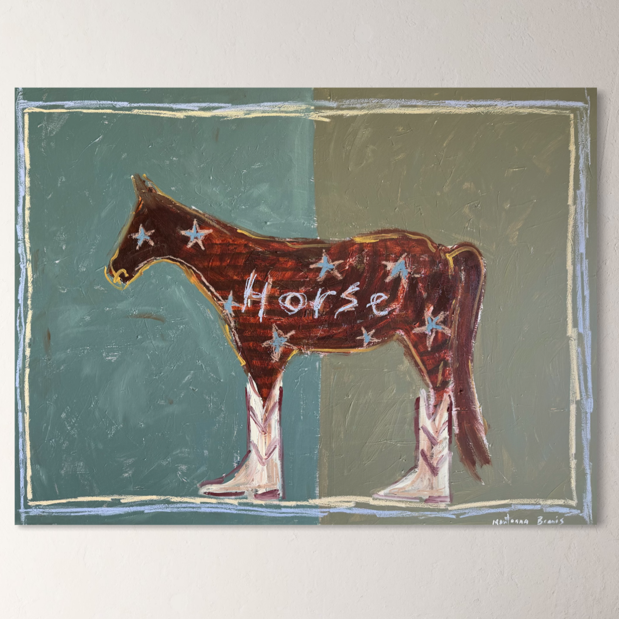 “HORSE” 91x121cm