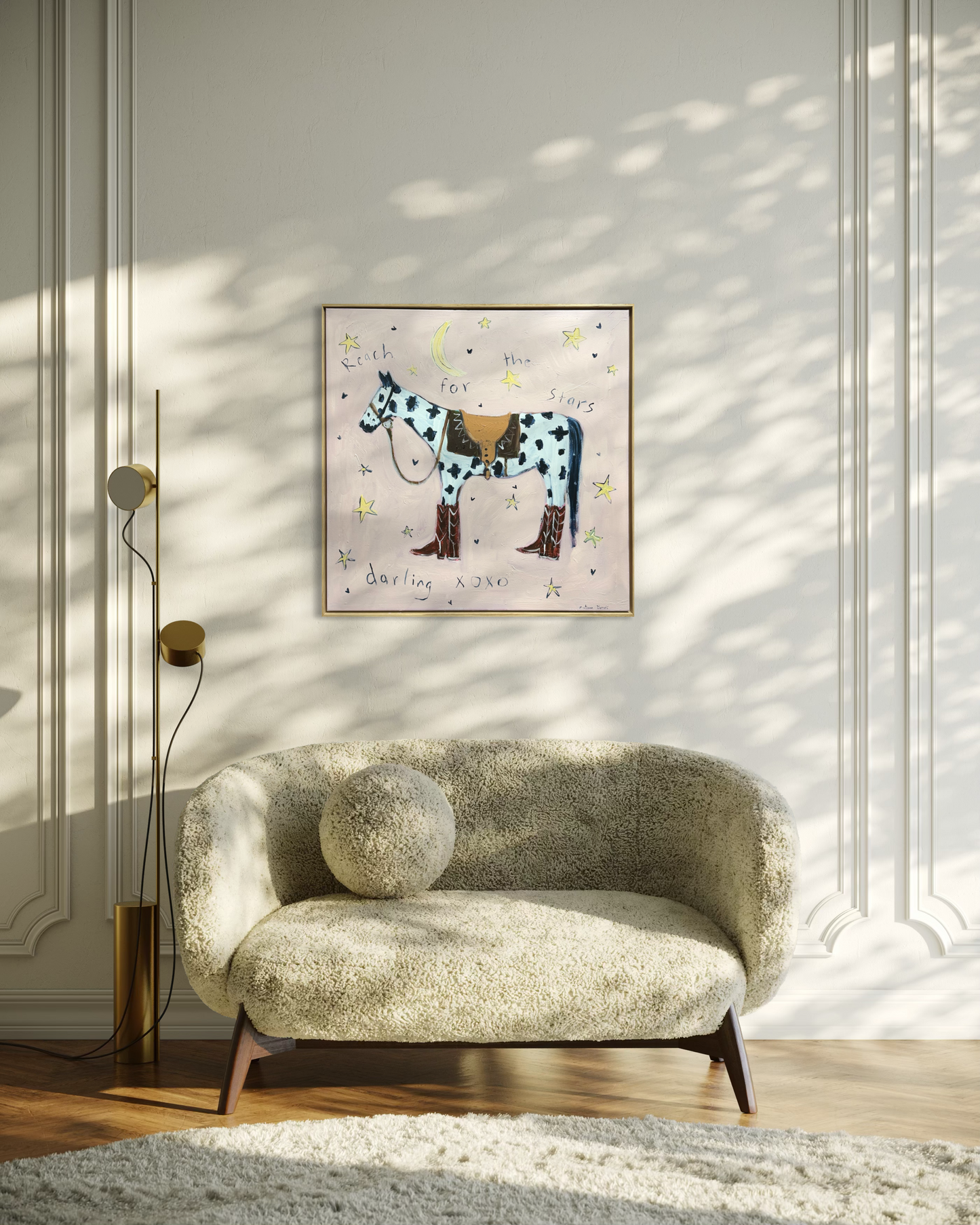 “Reach for the stars darling” 76x76 Framed in Tasmanian oak