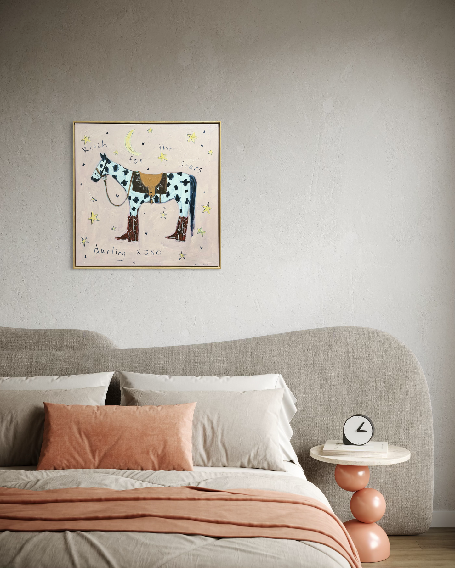 “Reach for the stars darling” 76x76 Framed in Tasmanian oak
