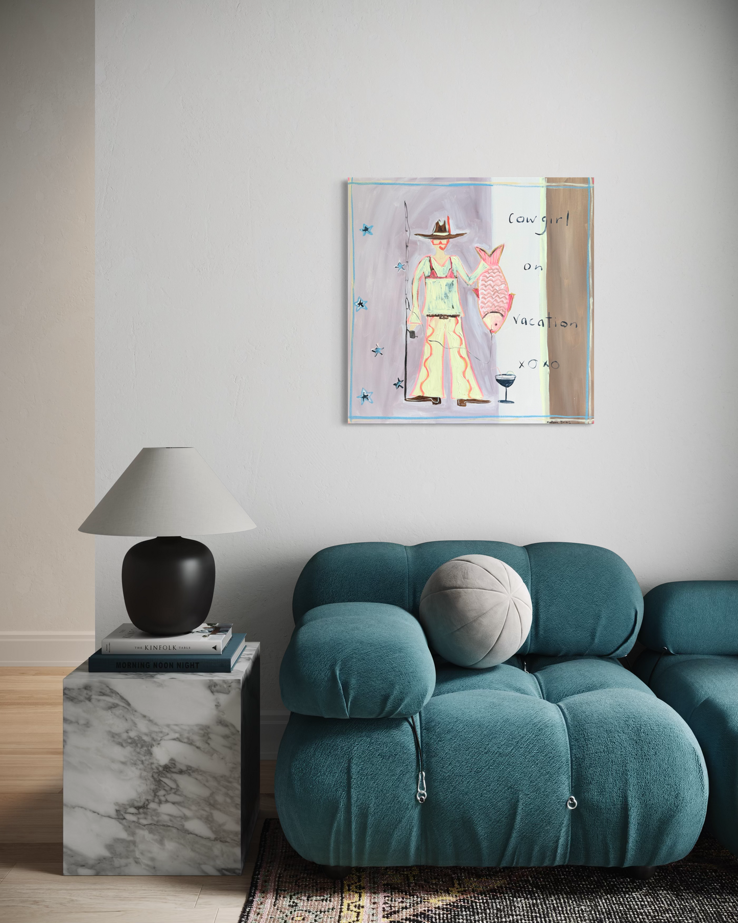 “Cowgirl on vacation” 76x76