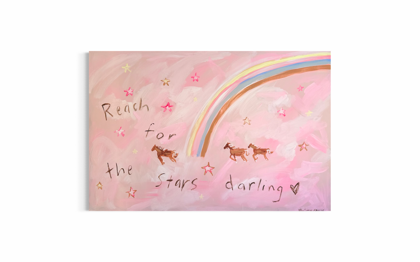 “Reach for the stars darling” 61x91cm