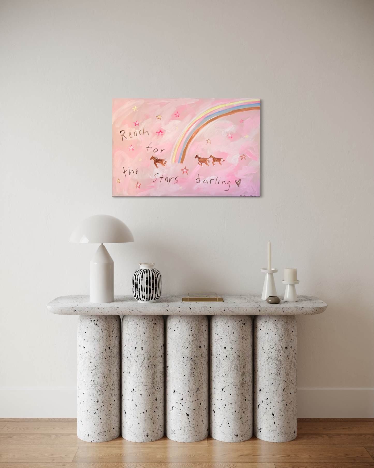 “Reach for the stars darling” 61x91cm