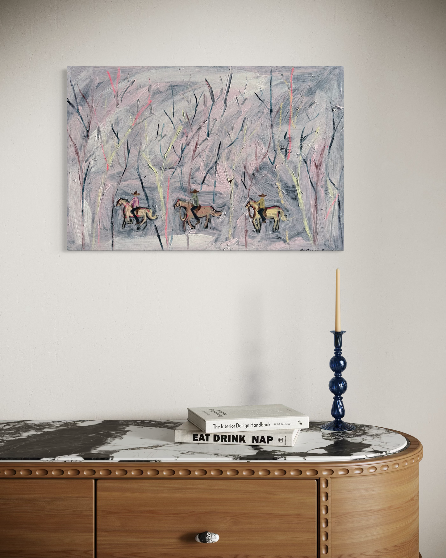 “The long ride ahead” 50.5x76cm