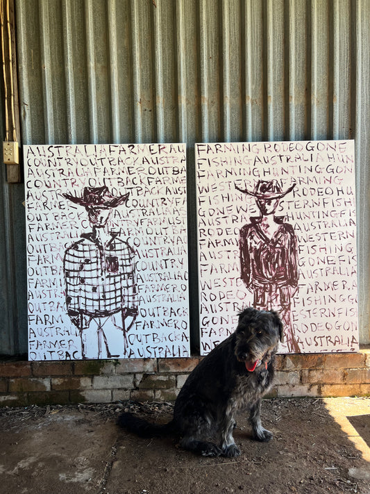 “AUSTRALIAN FARMER 2” 122x91
