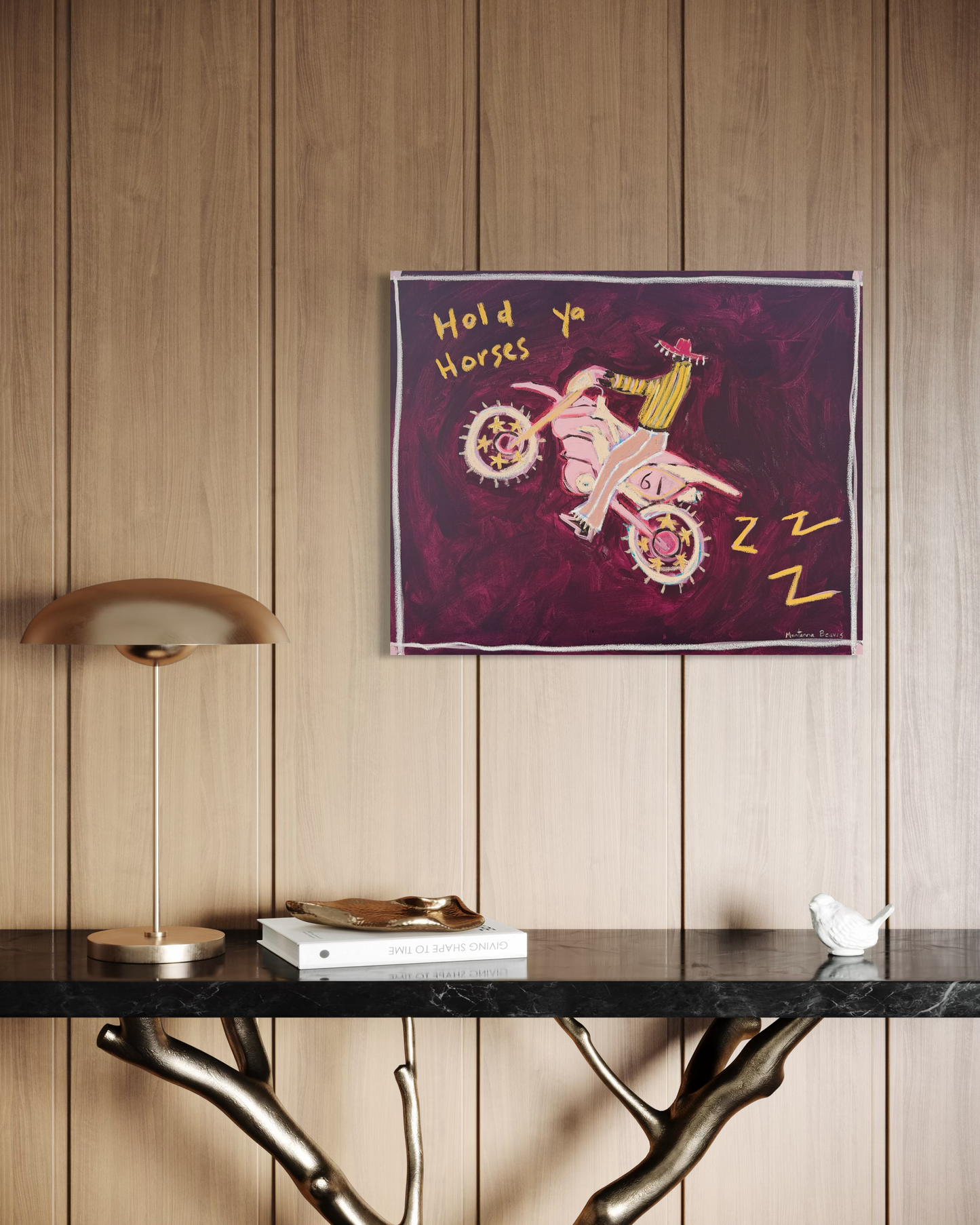 “Hold ya horses” 76x61cm